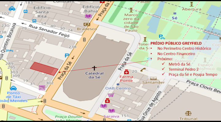 Praça da Sé, 270 - Greyfield <small>Comercial urbano (prédio público)</small> <i> - Praça da Sé, 270, São Paulo - SP</i> floorplan 2